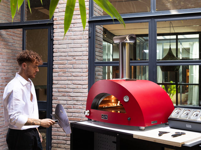 Four à pizza au gaz ALFA série Moderno ''2 PIZZE''