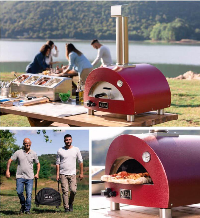 Four à pizza au gaz ALFA série Moderno ''Portable''